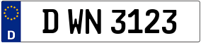 Truck License Plate